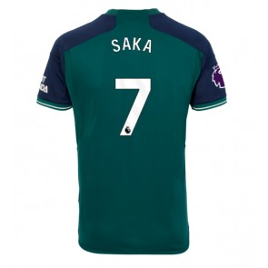 Arsenal Bukayo Saka #7 Tredje trøje 2023-24 Kort ærmer